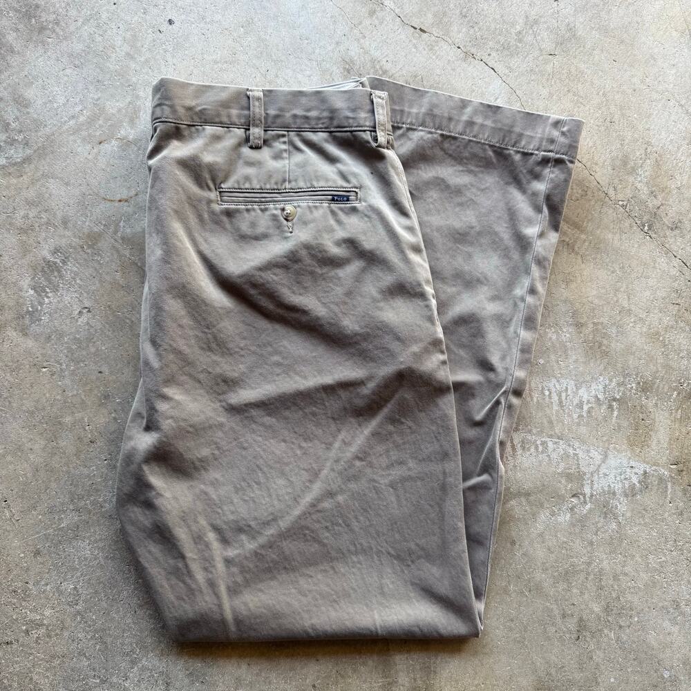 Polo Ralph Lauren Classic Fit Khaki Tan Chino Pants Size Mens 38x31